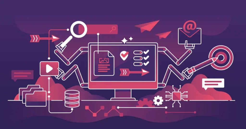 Marketing Automation - eine Illustration zum Thema