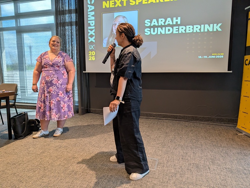 Sarah Sunderbrink auf der Campixx 2026