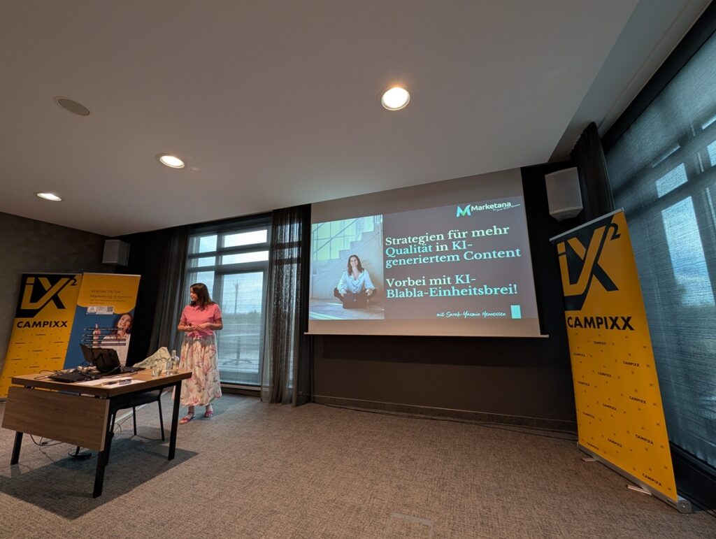 Sarah-Yasmin Henessen auf der Campixx 2026